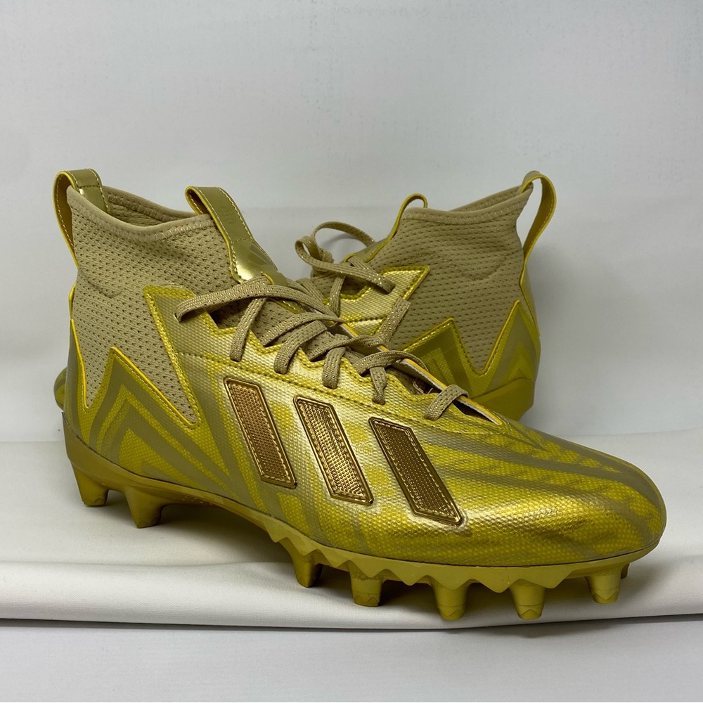 Adidas Freak Ultra Primeknit inline Gold Football Cleats Men’s Size 12 NEW